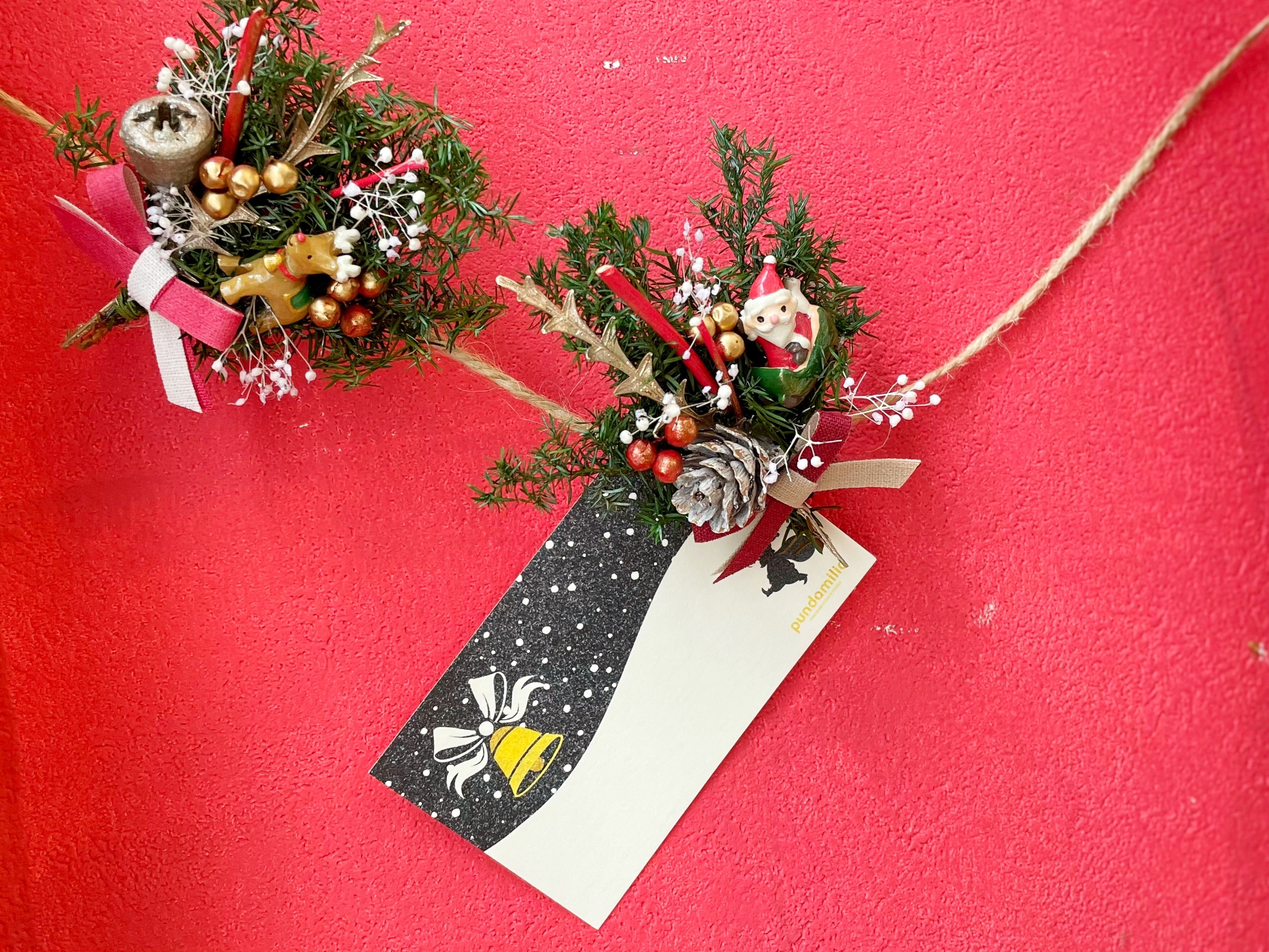 クリスマスギフトクリップ